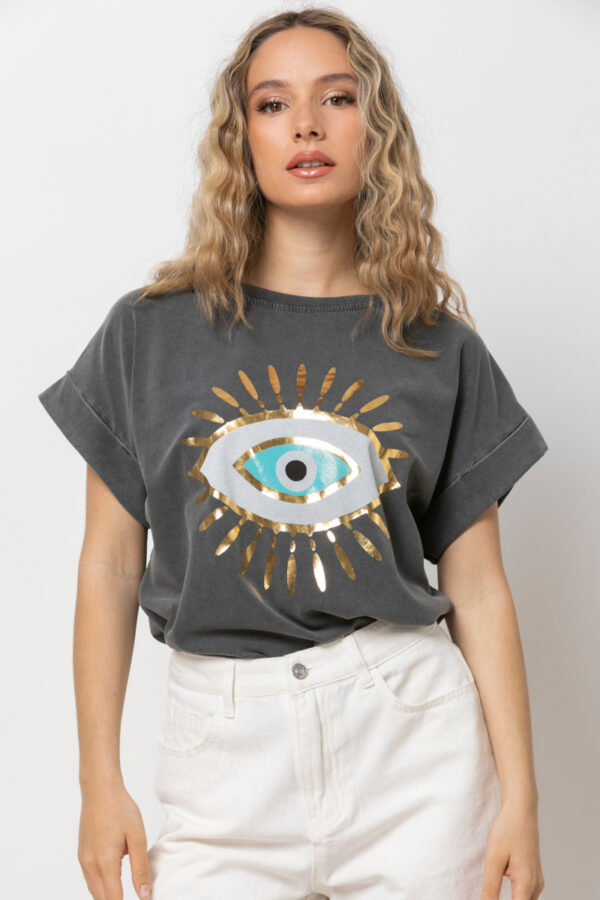 T-shirt eye ανθρακί 80331-106